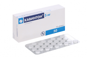 Кавинтон 5 мг, 50 шт, таблетки (Д) – купить по цене 120 руб. в интернет ...