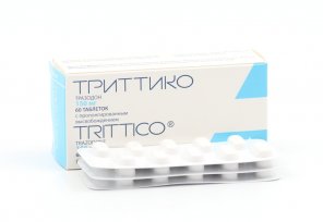 Триттико 150 мг, 60 шт, таблетки с пролонгированным высвобождением ...