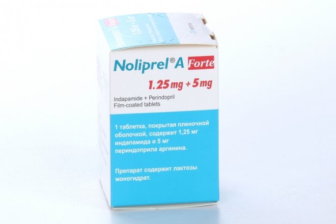 Нолипрел А форте 5 мг+1.25 мг, 30 шт, таблетки покрытые пленочной оболочкой  – купить по цене 768 руб. в интернет-аптеке AptekiPlus в Починоке