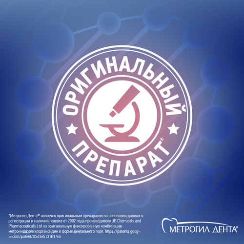 Метрогил Дента, 20 г, гель для десен – купить по цене 411 руб. в ...