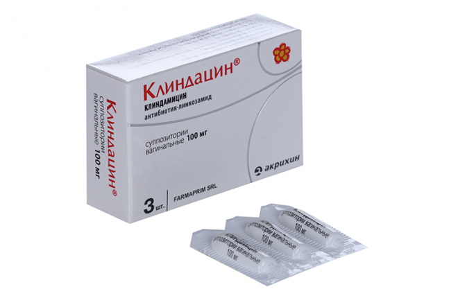 Клиндацин 100 мг, 3 шт, суппозитории вагинальные – купить по цене 656 ...