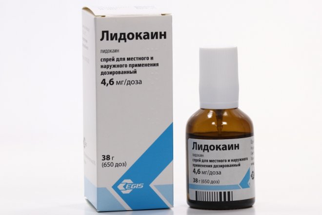 Лидокаин 4.6 мг/доза, 38 г, спрей для местного применения – купить по ...