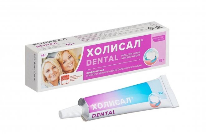 Гель Холисал Дентал д/полости рта, 15 г – купить по цене 491 руб. в ...