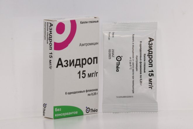 Азидроп Глазные Капли Для Детей Купить