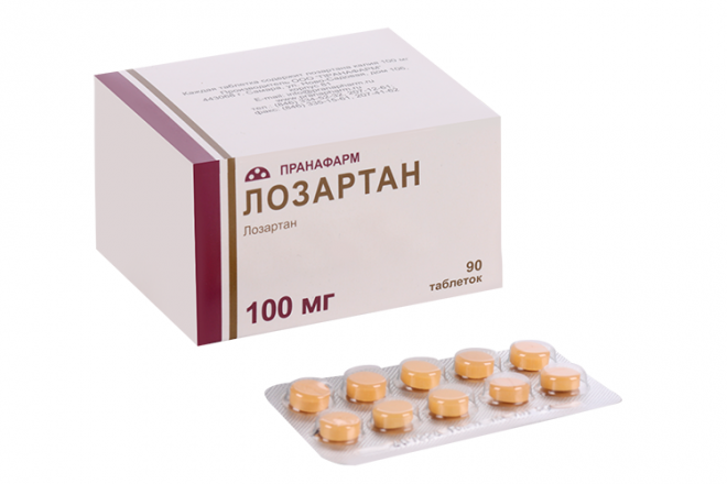 Лозартан 100 мг, 90 шт, таблетки покрытые пленочной оболочкой – купить ...