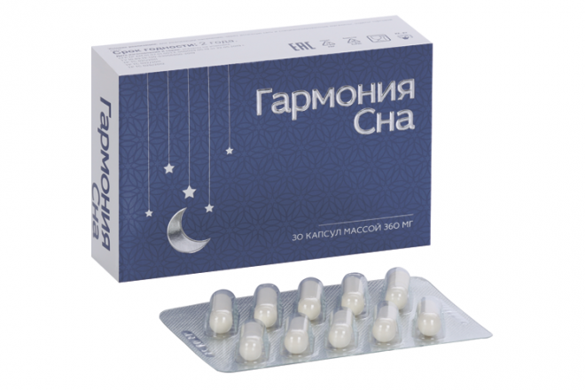 Гармония сна с мелатонином, 30 шт, капсулы – купить по цене 350 руб. в ...
