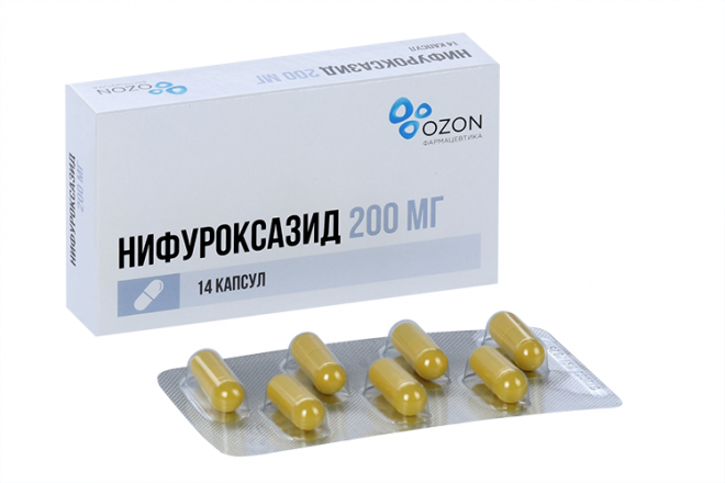 Нифуроксазид 200 мг, 14 шт, капсулы – купить по цене 296 руб. в ...
