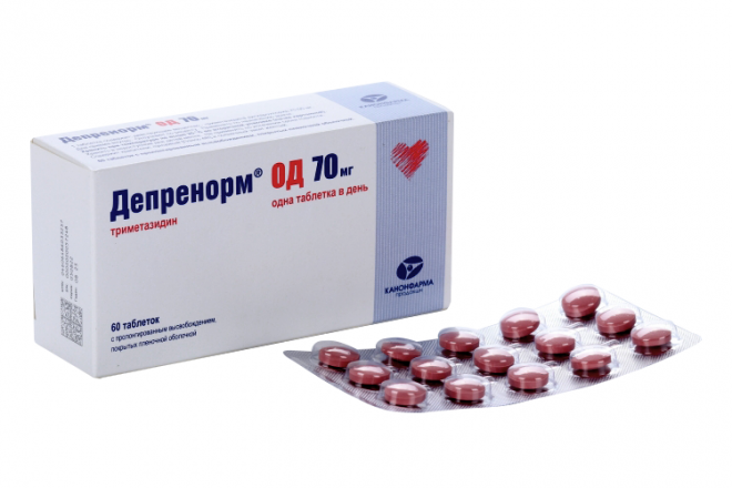 Депренорм ОД 70 мг, 60 шт, таблетки с пролонгированным высвобождением ...