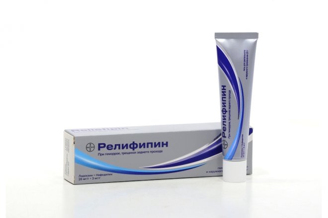 Релифипин 20 мг/г+3 мг/г, 20 г, гель для ректального и наружного ...
