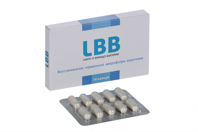 ЛББ лакто и бифидо бактерии, 10 шт, капсулы –  по цене 387 руб. в .