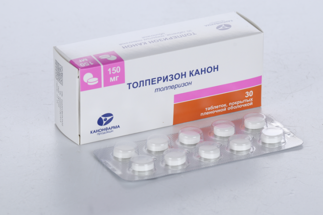Толперизон канон таблетки покрытые пленочной оболочкой