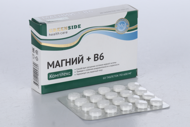 Магний+В6 Комплекс, 600 мг, 60 шт, капсулы – купить по цене 284 руб. в ...