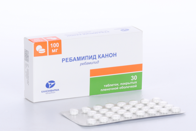 Ребамипид Канон 100 мг, 30 шт, таблетки покрытые пленочной оболочкой .
