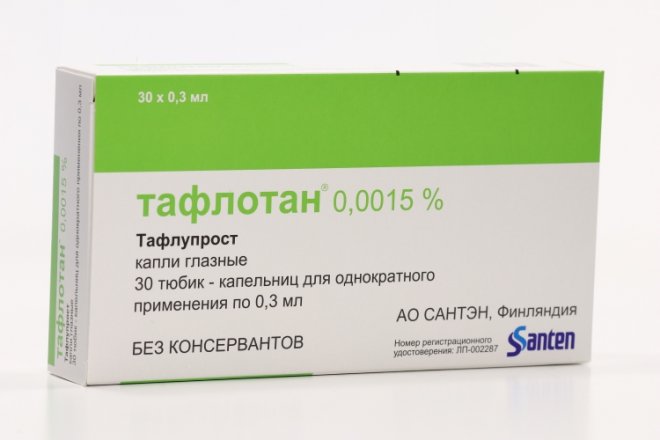 Тафлотан Глазные Капли Цена