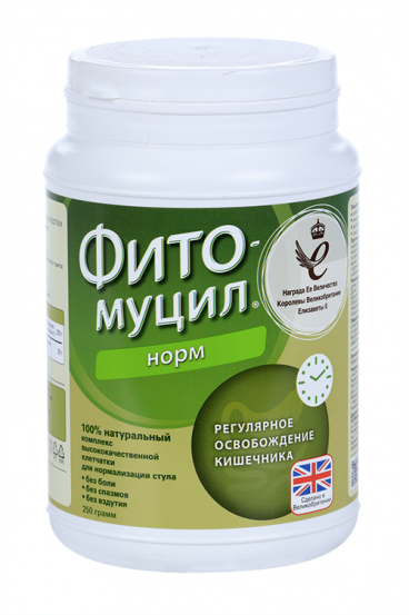 Фитомуцил Норм, 250 г, порошок для приготовления суспензии для приема ...