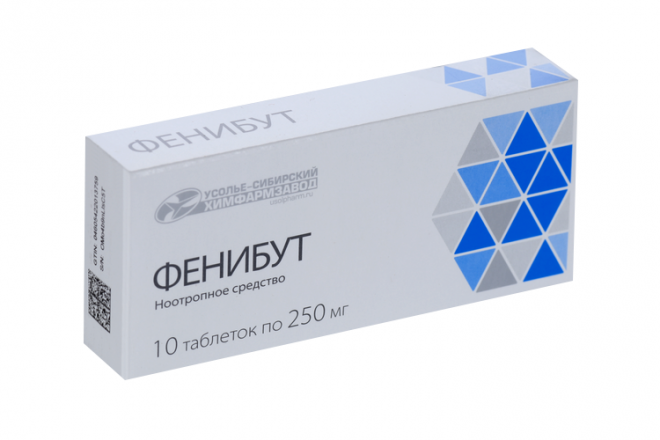 Фенибут 250 мг, 10 шт, таблетки – купить по цене 81 руб. в интернет ...