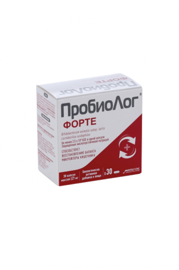 ПробиоЛог форте, 30 шт, капсулы – купить по цене 717 руб. в интернет ...