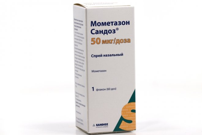 Мометазон Сандоз 50 мкг/доза 60 доз, 10 г, спрей назальный – купить по ...