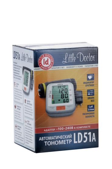 Тонометр автомат Литл Доктор LD-51A увелич манжета – купить по цене ...
