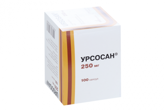 Урсосан 250 мг, 100 шт, капсулы – купить по цене 1586 руб. в интернет ...