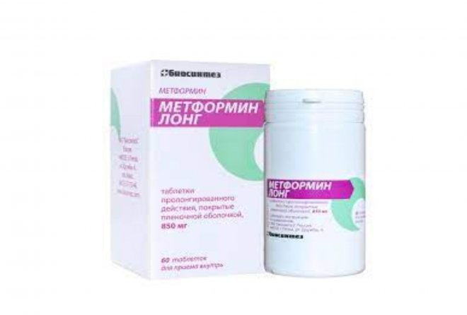 Метформин Лонг 850 мг, 60 шт, таблетки пролонгированного действия ...