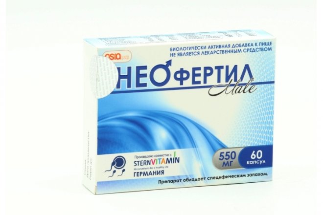 Неофертил Male, 550 мг, 60 шт, капсулы – купить по цене 1924 руб. в ...