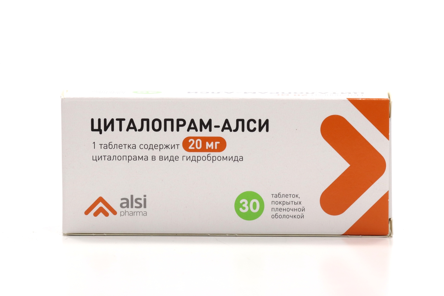 Циталопрам-АЛСИ 20 мг, 30 шт, таблетки покрытые пленочной оболочкой – купить  по цене 344 руб. в интернет-магазине Аптеки Плюс в Москве