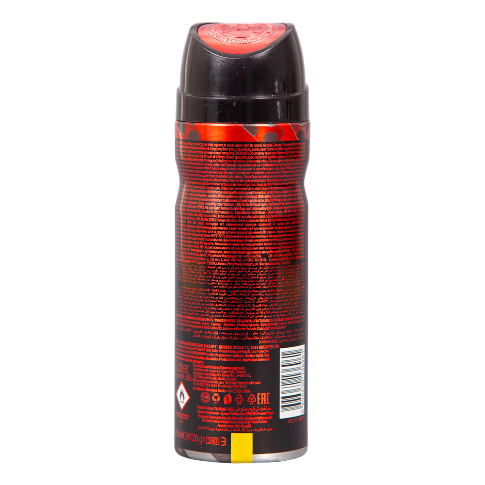Дезодорант спрей мужской Aleda Red Magic 200 мл