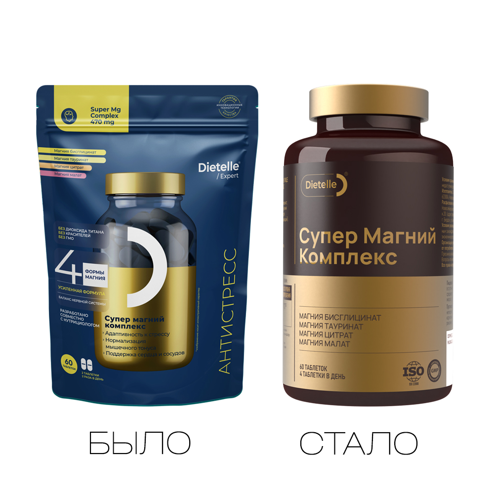 Dietelle Expert Супер Магний Комплекс,60шт