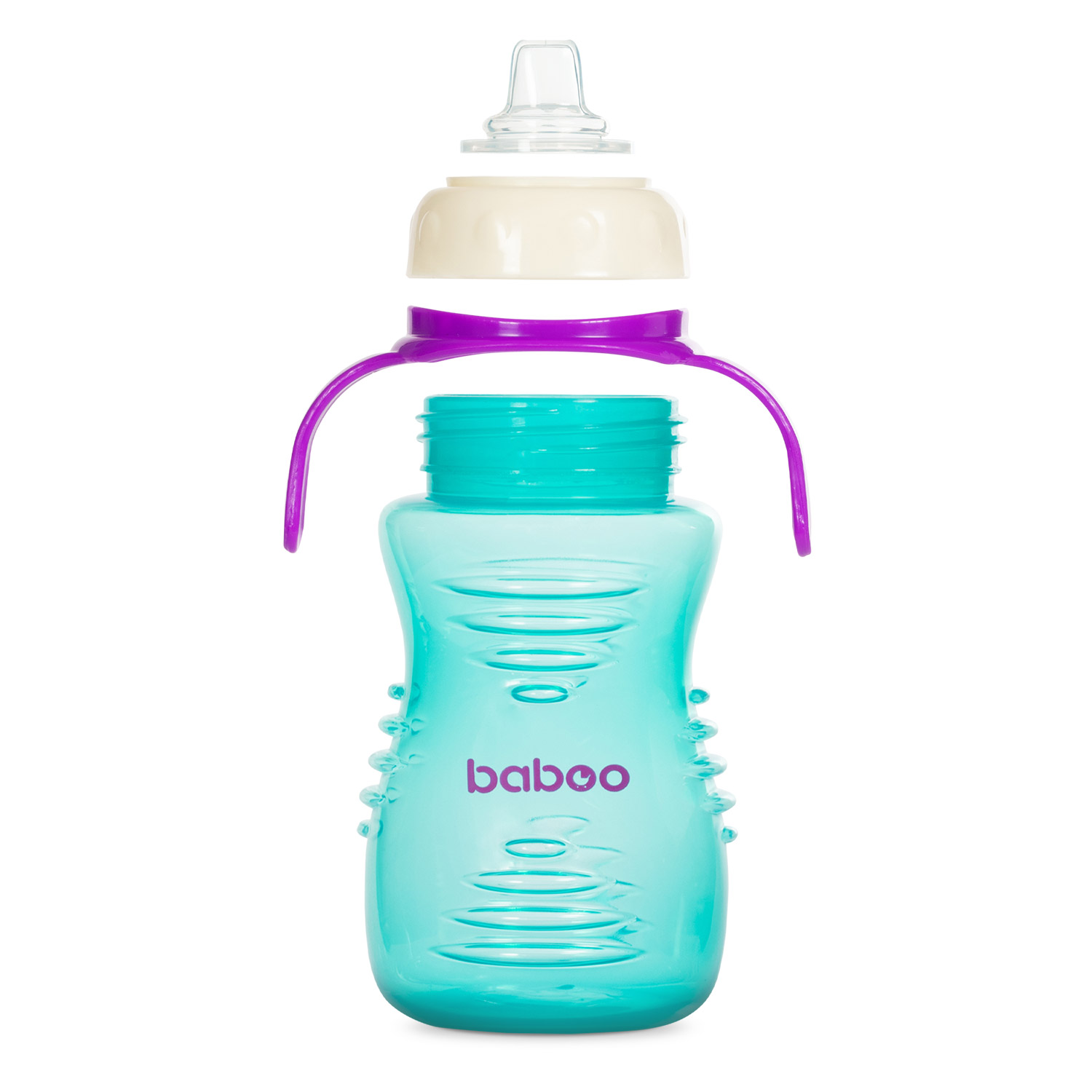 Поильник с силиконовым носиком BABOO зеленый 260 мл. 6 мес+