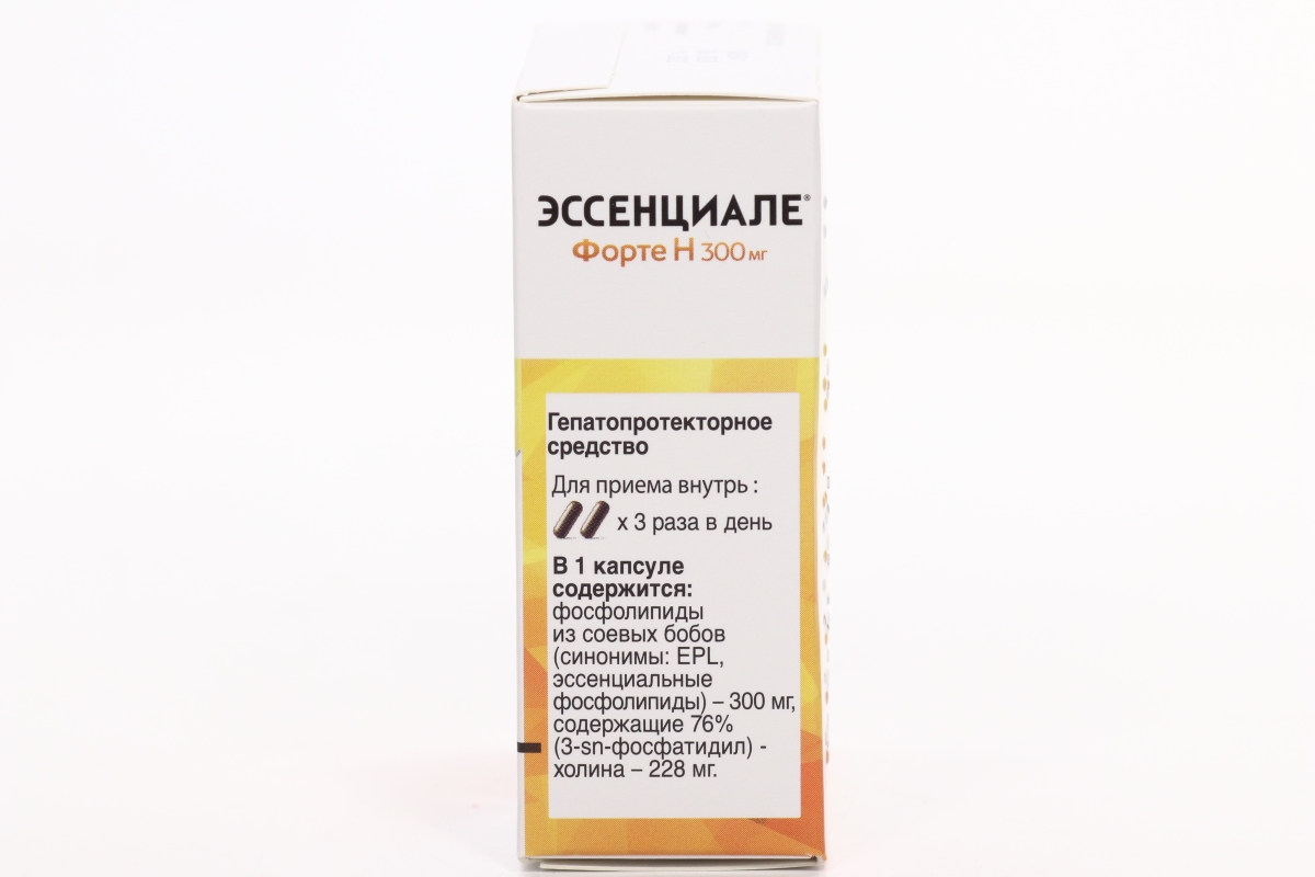 Эссенциале форте Н 300 мг, 30 шт, капсулы – купить по цене 679 руб. в  интернет-магазине Аптеки Плюс в Москве