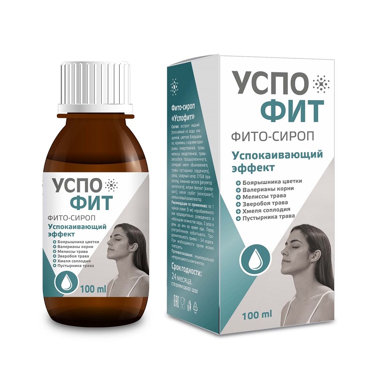Успофит фито-сироп успокаивающий, 100 мл