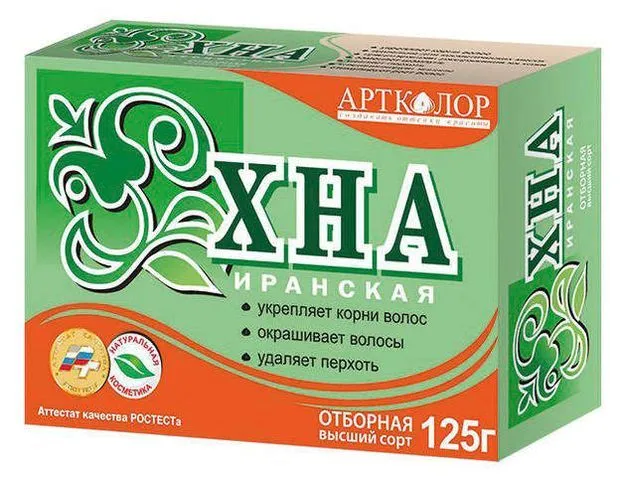 Хна Артколор иранская натуральная д/окрашивания волос 125 мл – купить ...