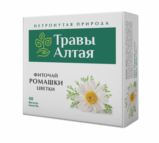 Ромашки цветки серии Алтай, 1,5 г, 40 шт, ф/п