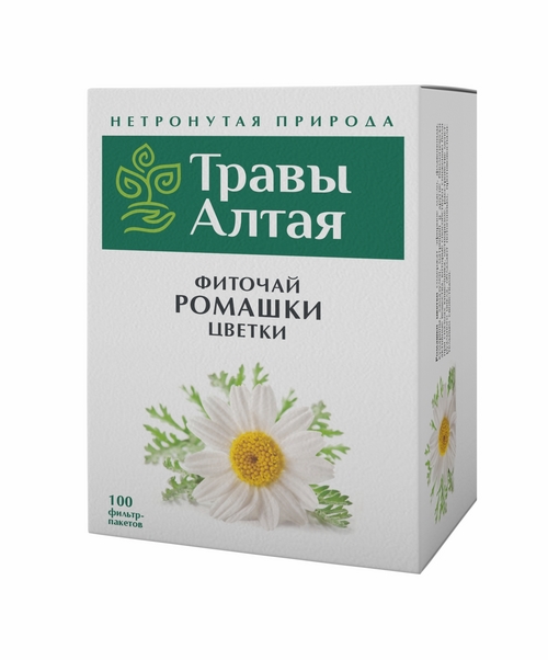 Ромашки цветки серии Алтай, 1,5 г, 100 шт, ф/п