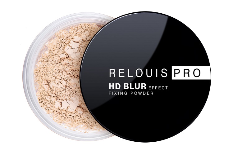 Пудра фиксирующая с эффектом блюра PRO HD blur effect fixing powder RELOUIS тон:01 10 г