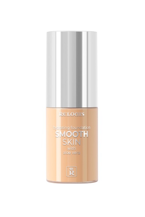 RELOUIS Крем тональный Smooth Skin увлажняющий с алоэ вера тон:03 золотистый бежевый 30 г