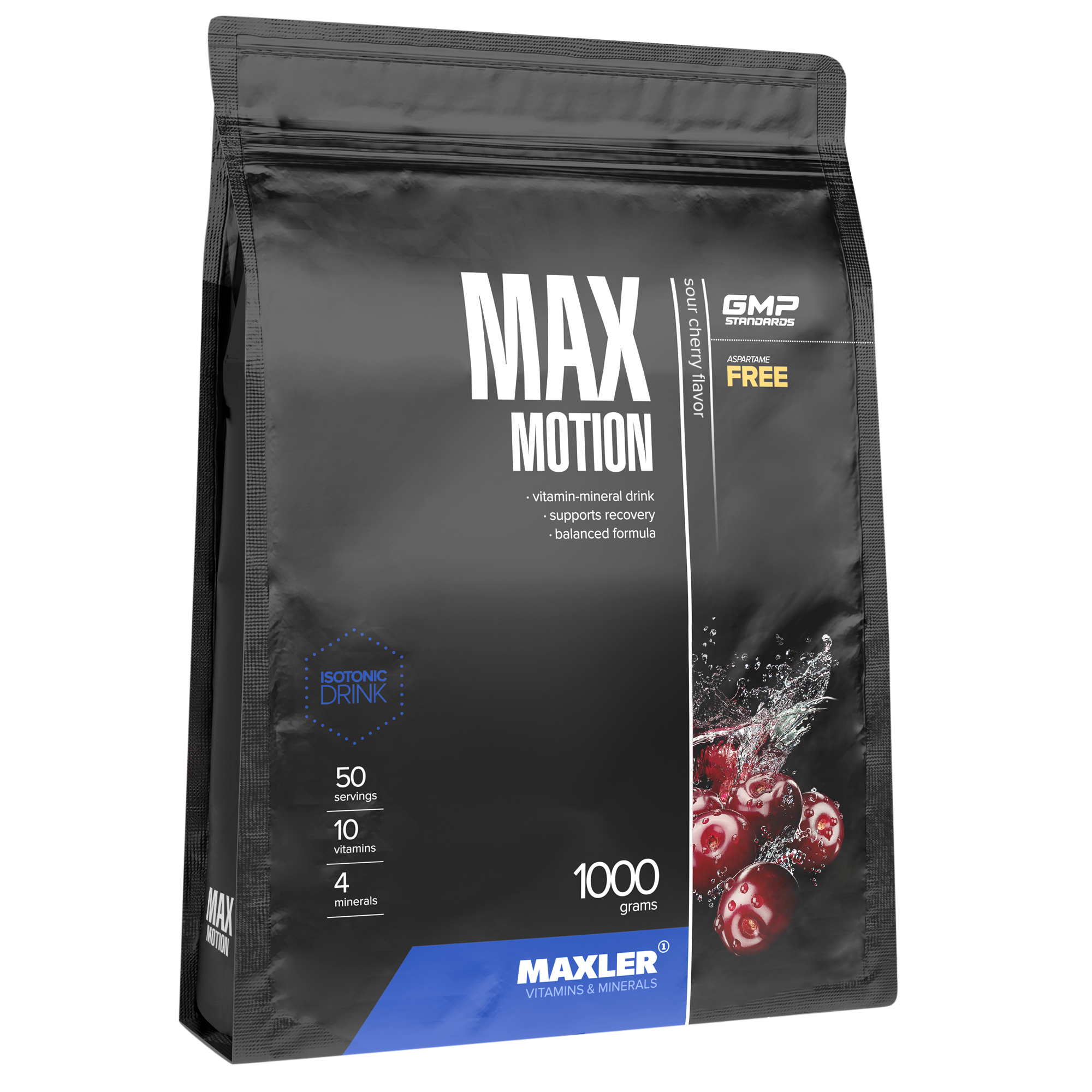 Изотоник Maxler Max Motion, 1000 гр. - вишня