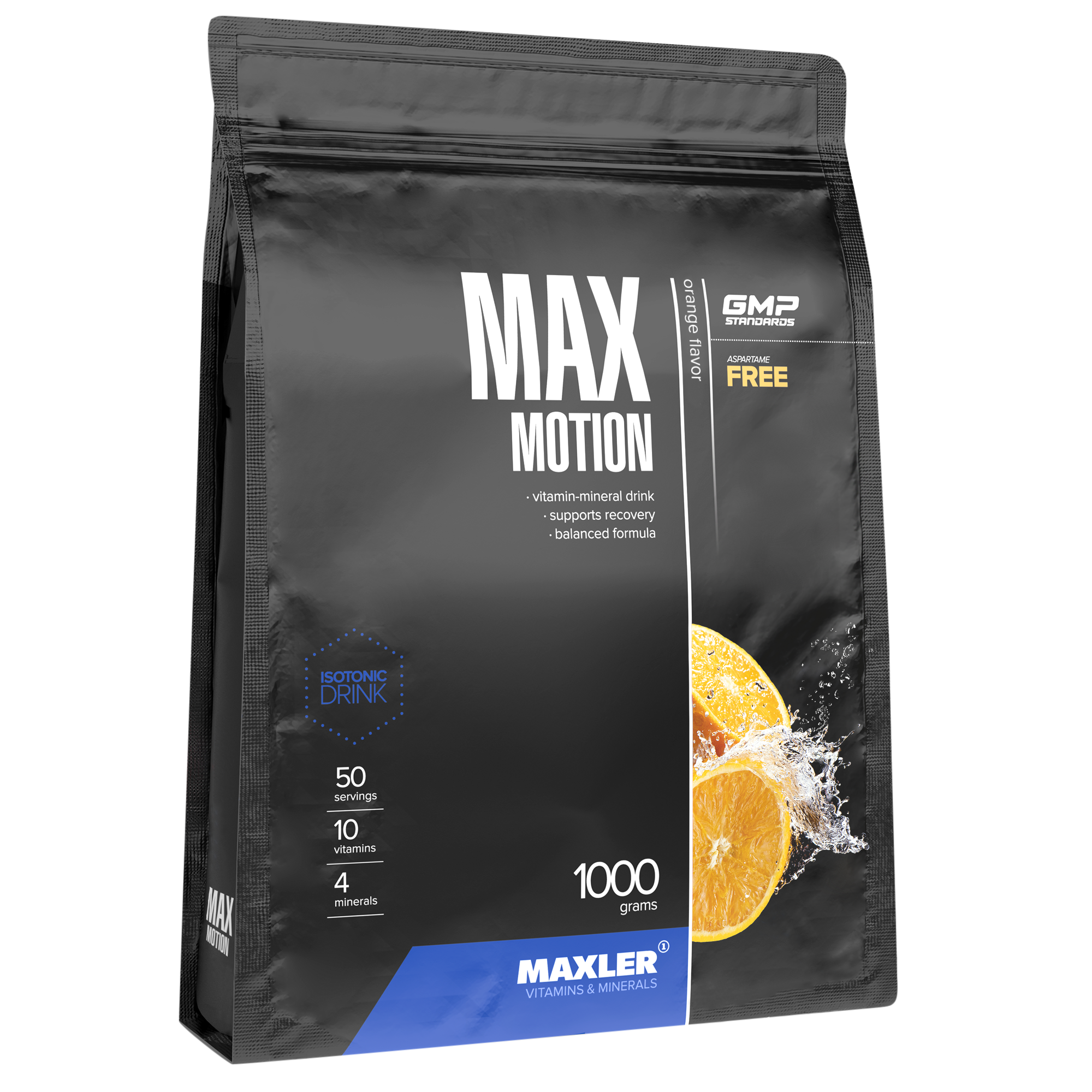 Изотоник Maxler Max Motion, 1000 гр. - апельсин