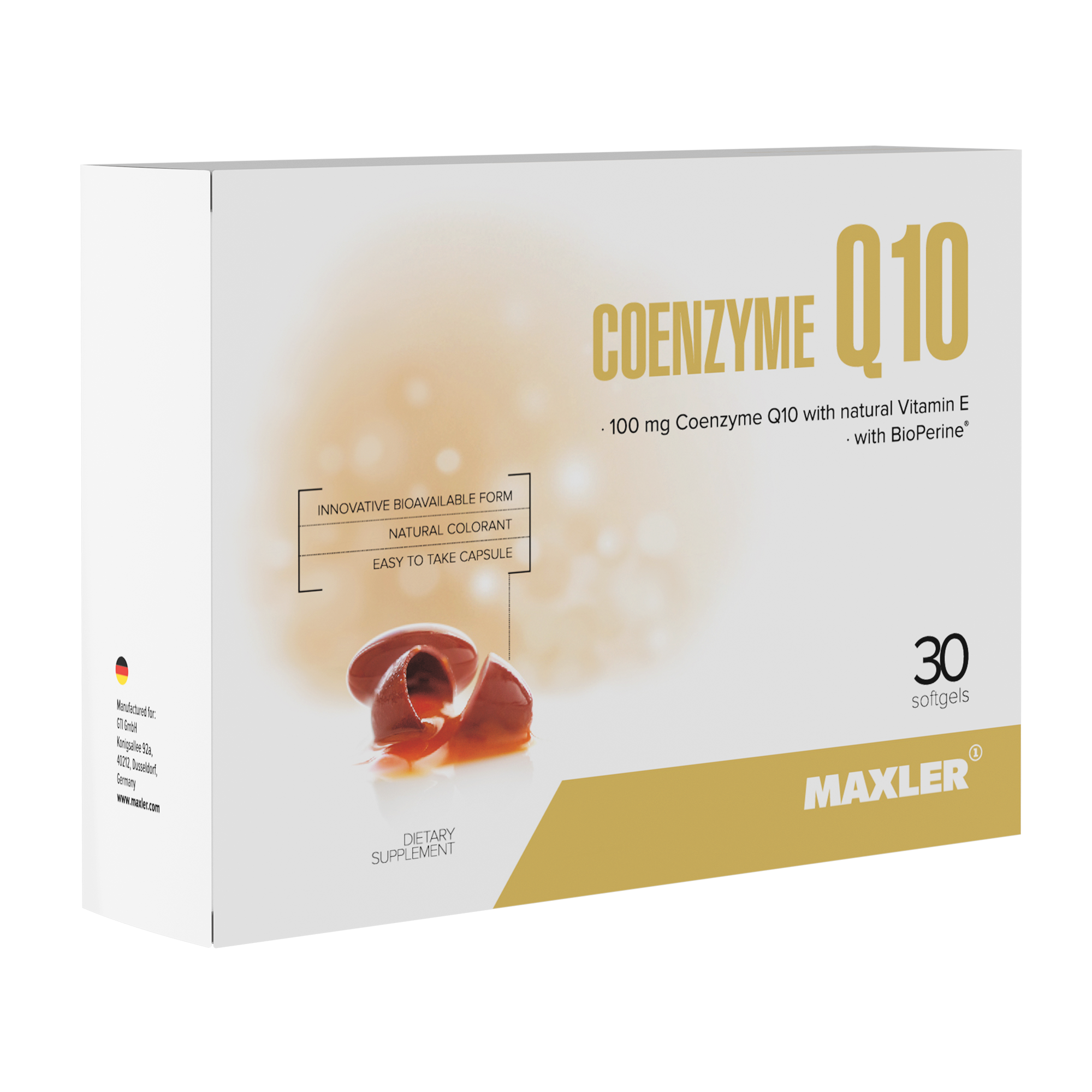 Коэнзим Q10 Maxler 100мг, 30 капсул
