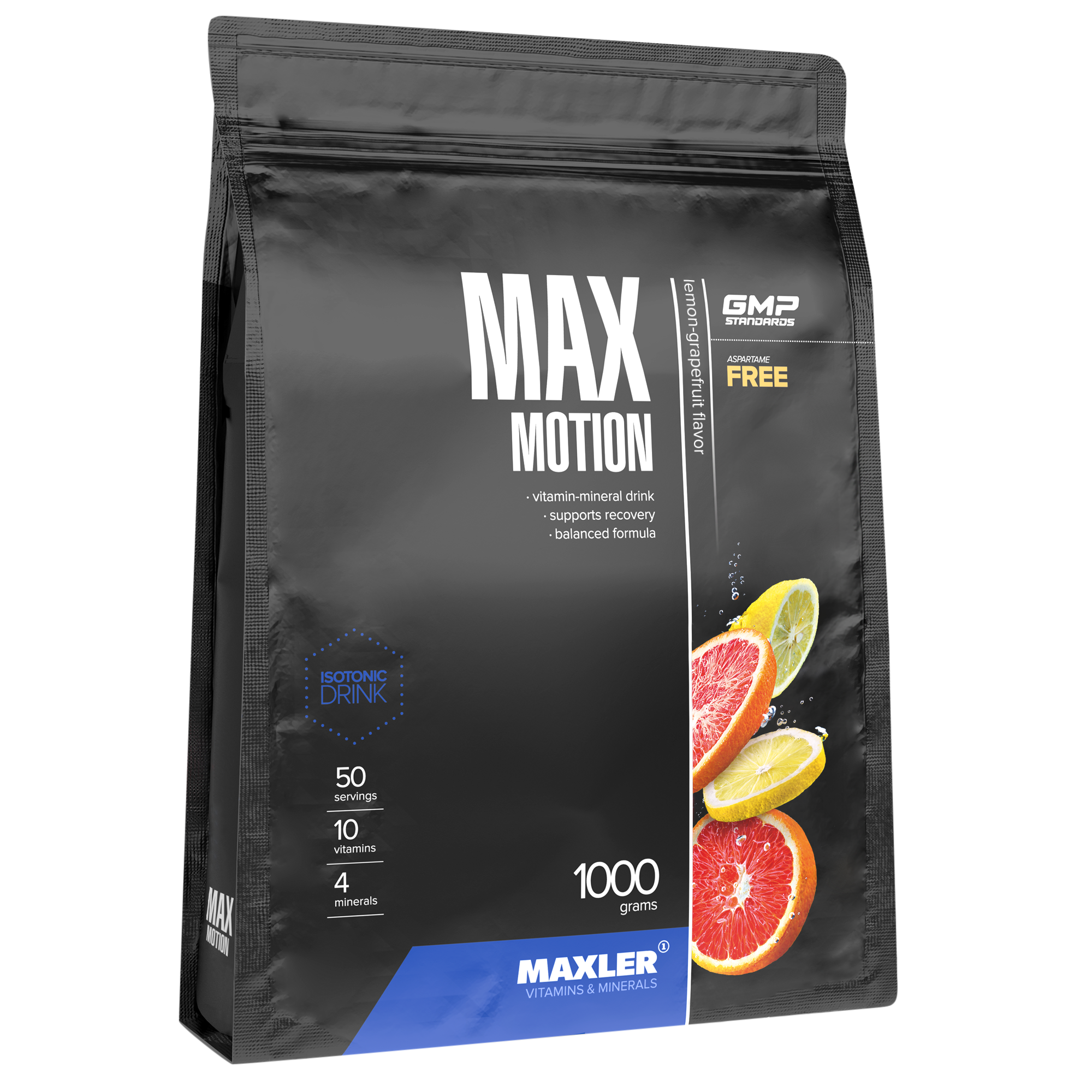 Изотоник Maxler Max Motion, 1000 гр. - лимон-грейпфрут