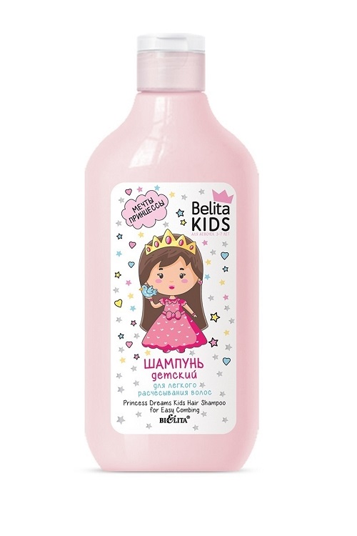Belita Kids Для Девочек 3-7лет Шампунь для легкого расчесывания волос 300мл