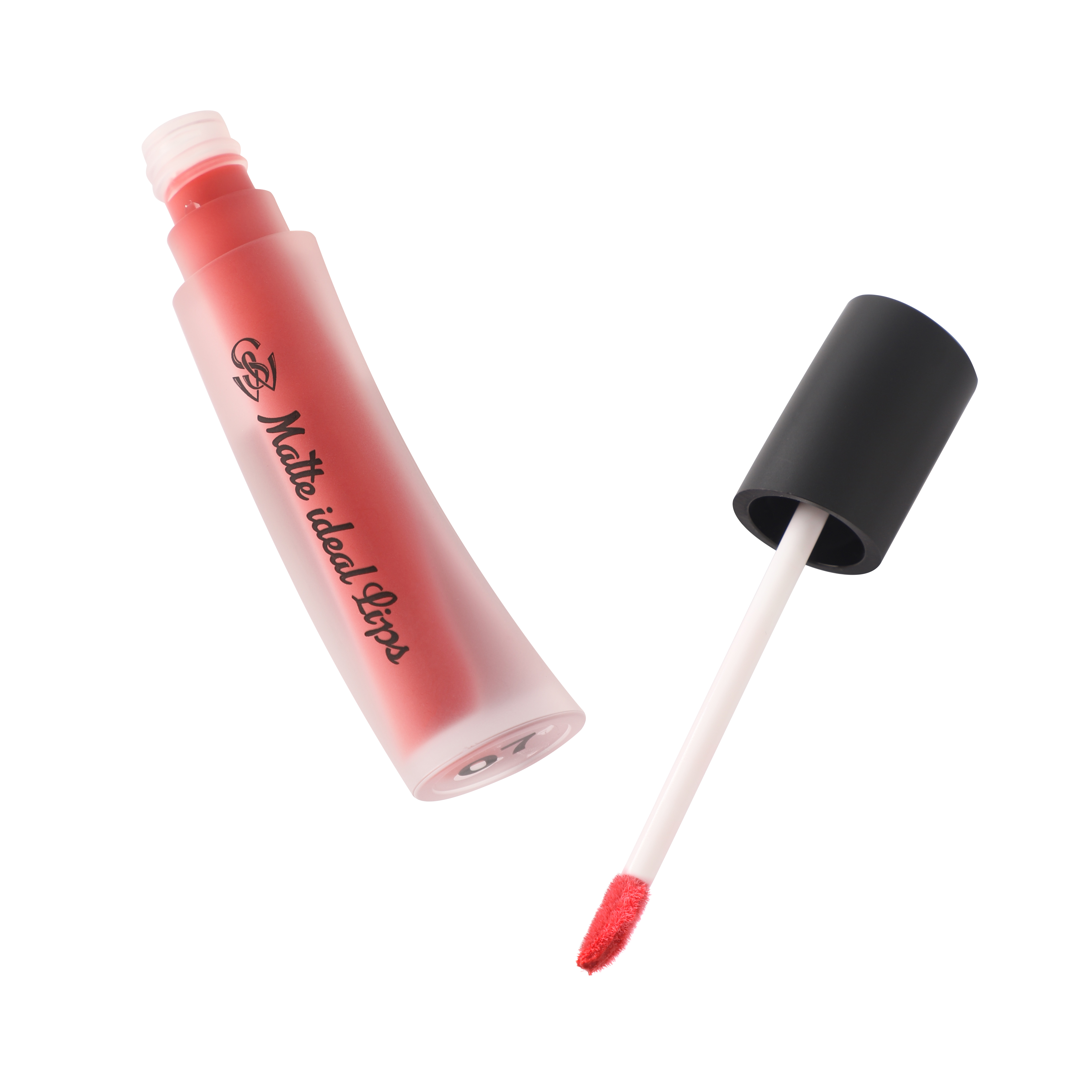 Матовая жидкая помада Matte ideal Lips SHINEWELL, тон 07 (холодный красный), 4 г.
