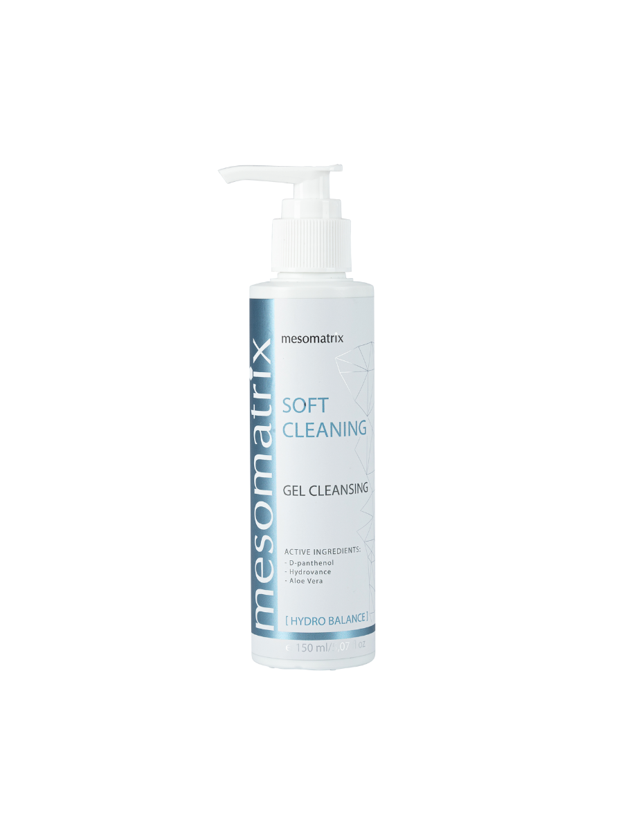 SOFT CLEANING, мягкий очищающий гель с D-пантенолом, для умывания, очищения и демакияжа MESOMATRIX / МЕЗОМАТРИКС, 150 мл