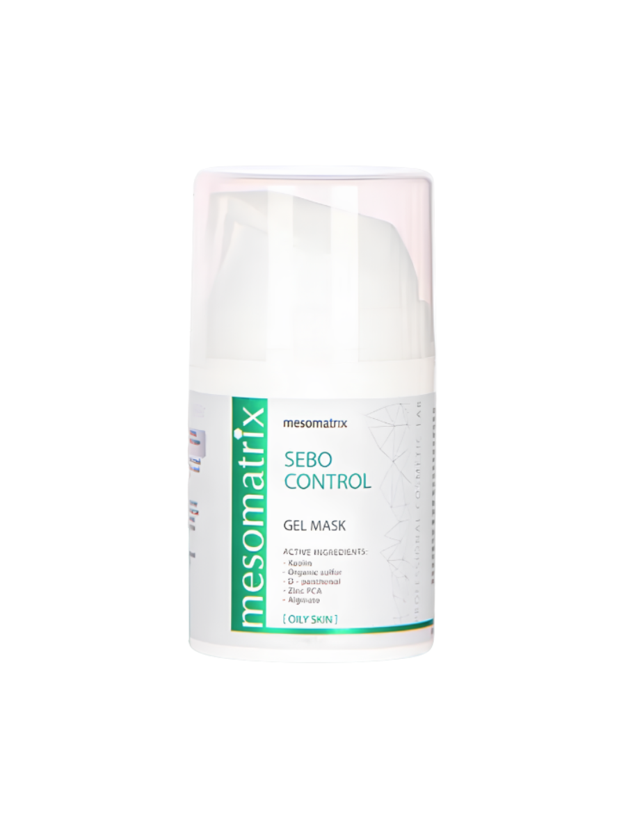 Sebo Control Gel Гель-маска с каолином после чистки лица противовоспалительная для ...