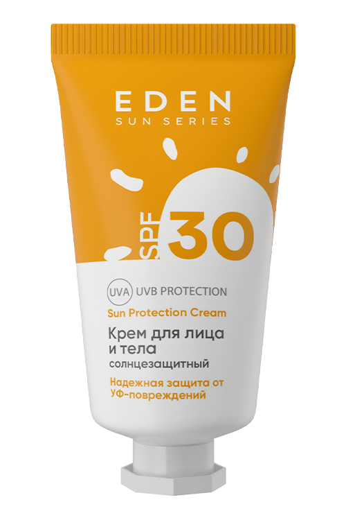 Крем EDEN Sun Series для лица и тела солнцезащитный SPF30,50мл