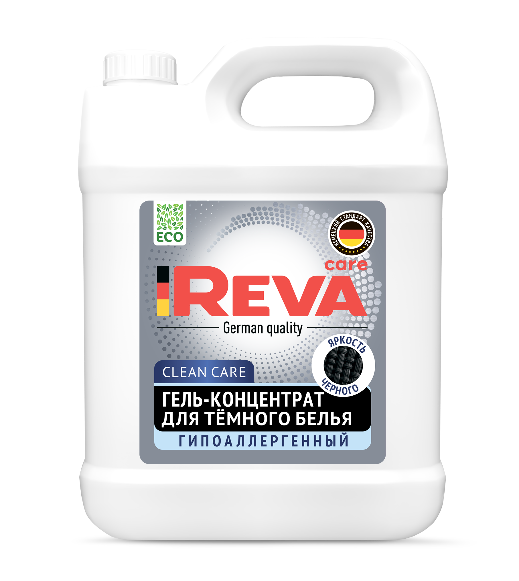 Гель для стирки темного белья REVA CARE. Концентрат, 5л