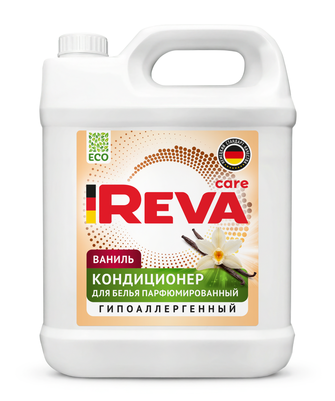 Кондиционер-ополаскиватель для белья Reva Care, AROMA LUX Ваниль, 5л