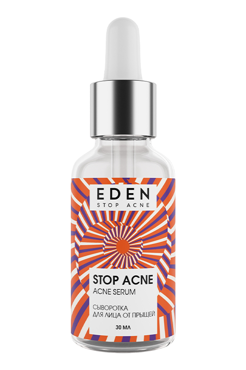 Сыворотка EDEN Stop Acne для лица от прыщей, 30мл