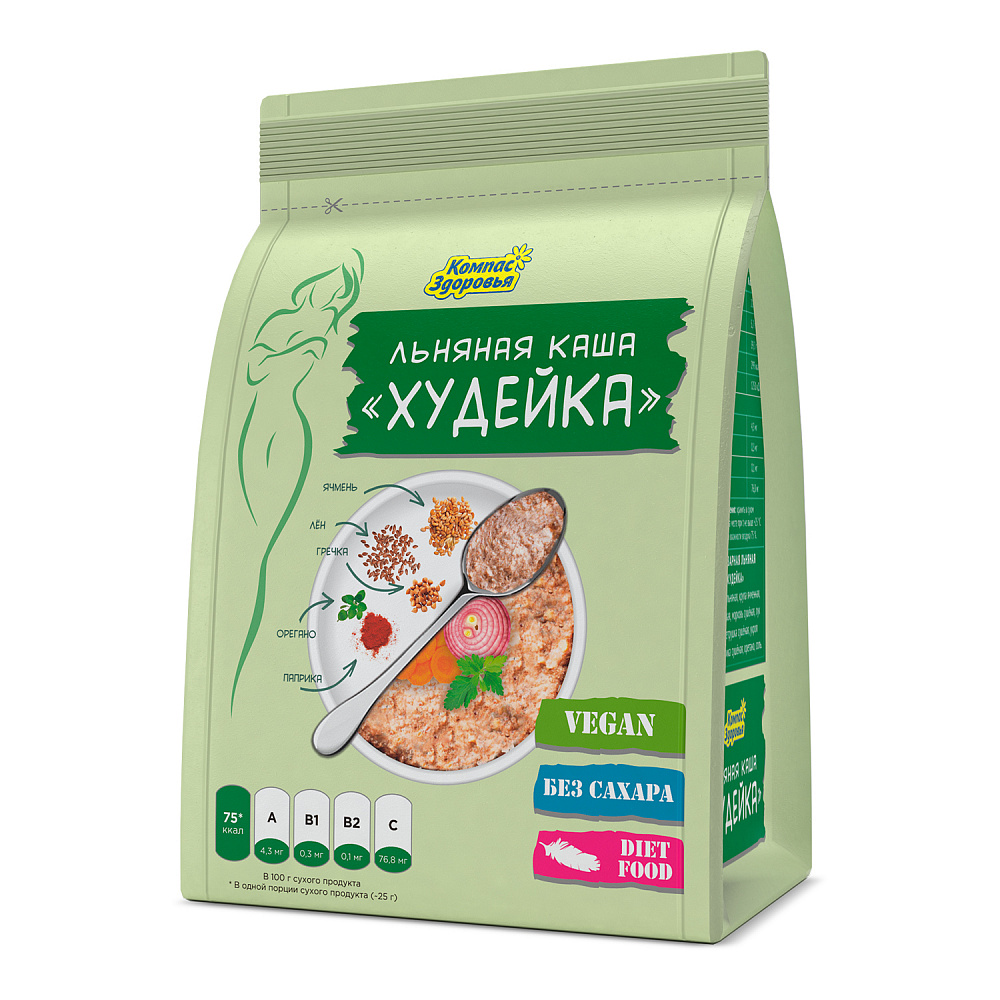 Каша льняная Худейка, Компас Здоровья, 250 гр